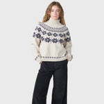 Klitmöller Collective Svale knit - Pastel sand/Navy