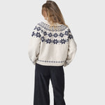 Klitmöller Collective Svale knit - Pastel sand/Navy