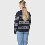 Klitmöller Collective Jette knit - Navy/Pastel sand