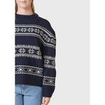 Klitmöller Collective Jette knit - Navy/Pastel sand