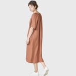 Klitmöller Collective Jytte dress - Burnt Sienna