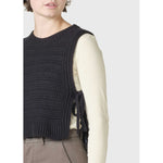 Klitmöller Collective Madison knit vest - Black