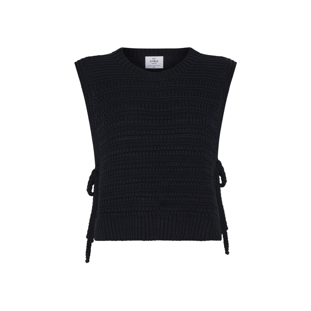 Klitmöller Collective Madison knit vest - Black