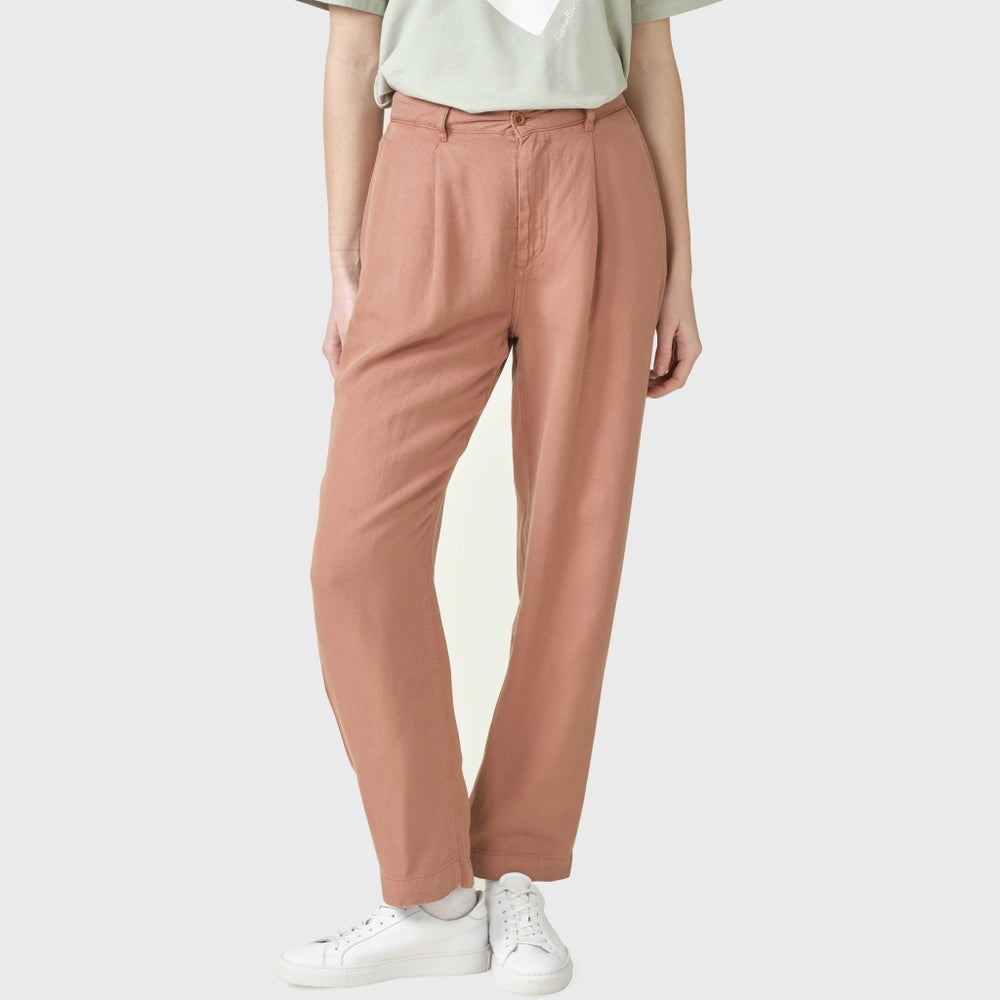 Klitmöller Collective Mette lyocell pants - Burnt Sienna