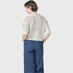 Klitmöller Collective Penelope crochet top - Cream