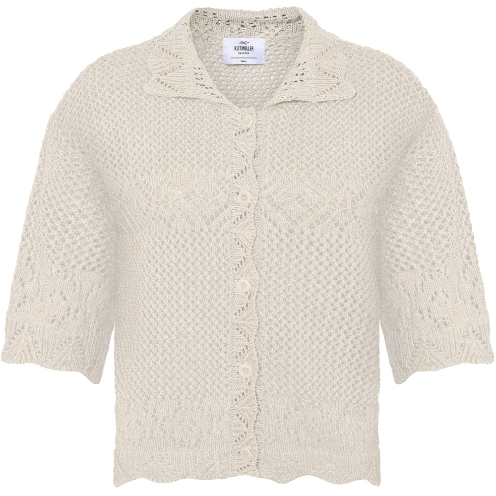 Klitmöller Collective Penelope crochet top - Cream