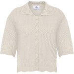 Klitmöller Collective Penelope crochet top - Cream