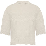 Klitmöller Collective Penelope crochet top - Cream