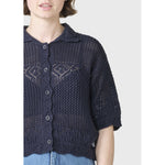 Klitmöller Collective Penelope crochet top - Navy