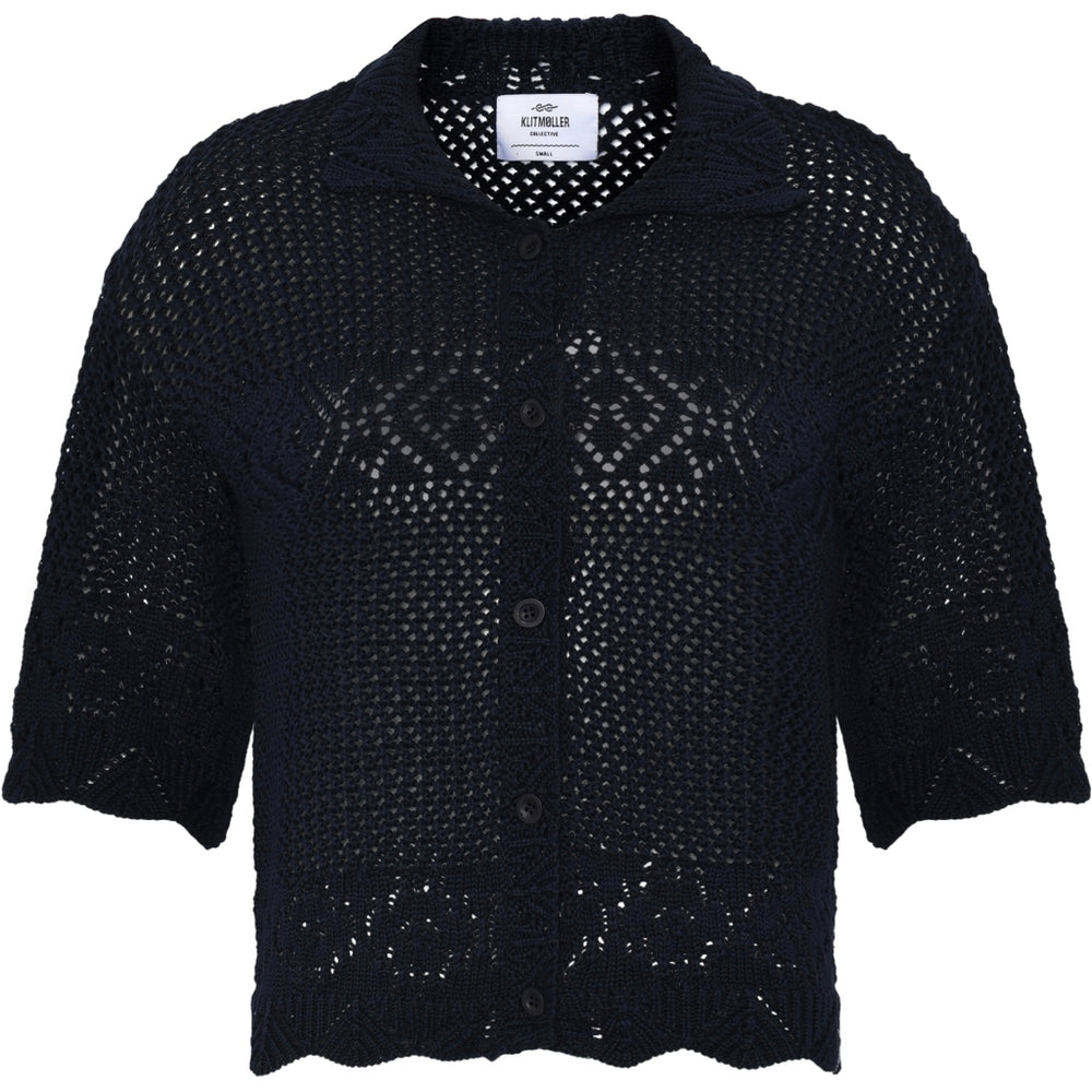 Klitmöller Collective Penelope crochet top - Navy