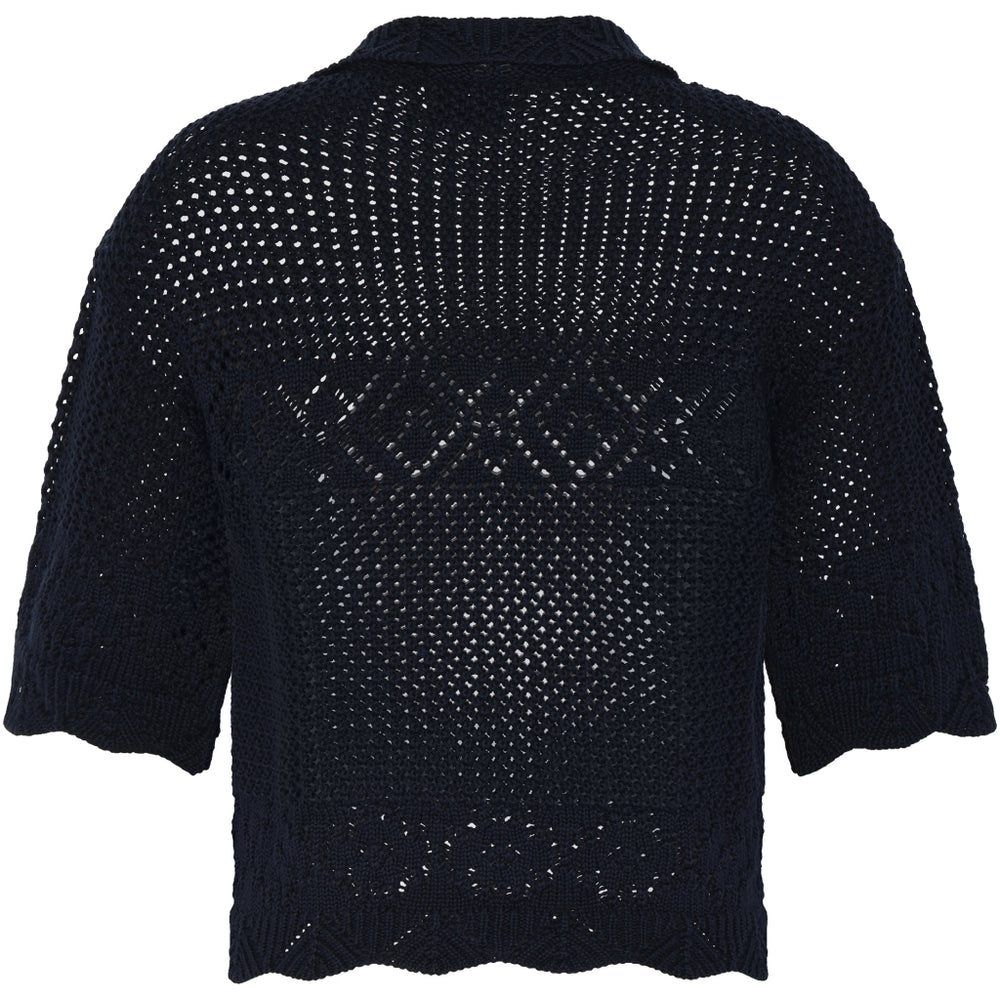 Klitmöller Collective Penelope crochet top - Navy