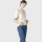 Klitmöller Collective Uma mock tee - Pastel sand
