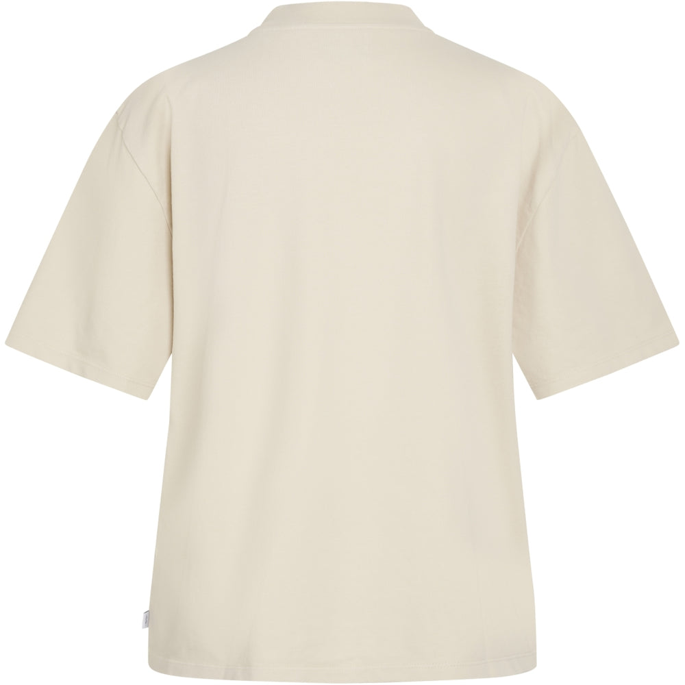 Klitmöller Collective Uma mock tee - Pastel sand