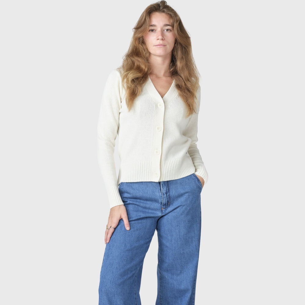 Klitmöller Collective Wilma knit cardigan - Cream
