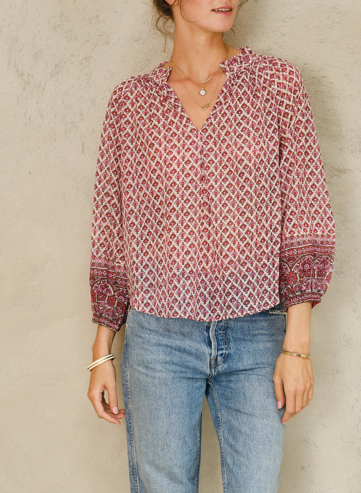 M.A.B.E. Viti Long Sleeved Top - Pink