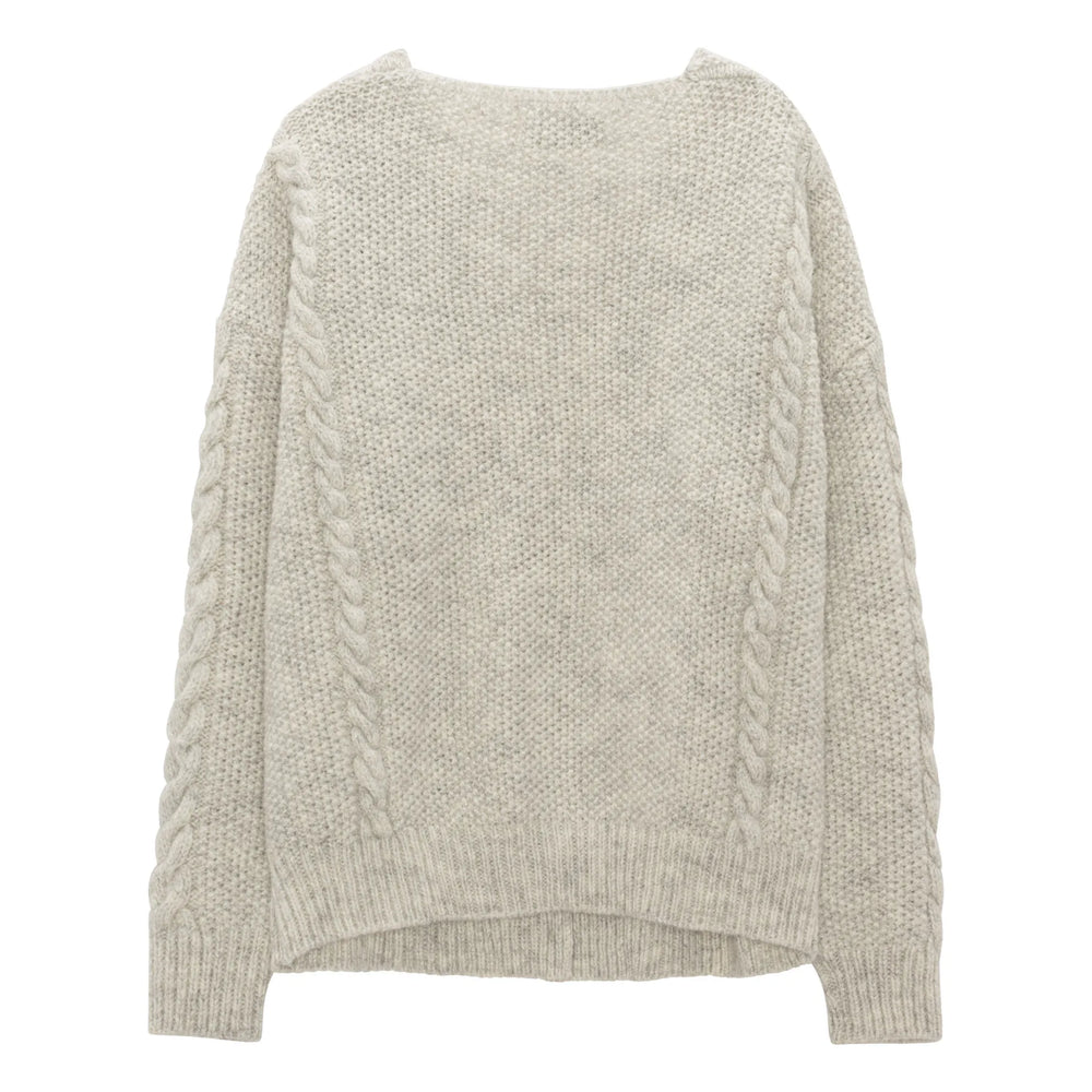 Skall Studio Magda Wool Cardigan - Sand