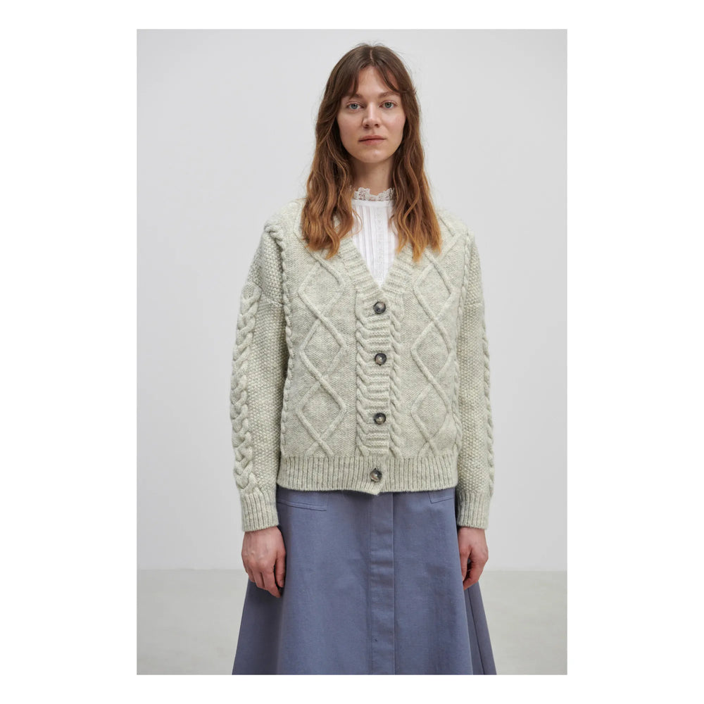 Skall Studio Magda Wool Cardigan - Sand