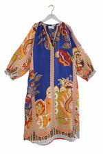 One Hundred Stars Carnival raglan dress - Cobalt blue