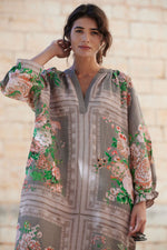 One Hundred Stars Neon rose raglan dress - Beige