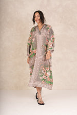 One Hundred Stars Neon rose raglan dress - Beige