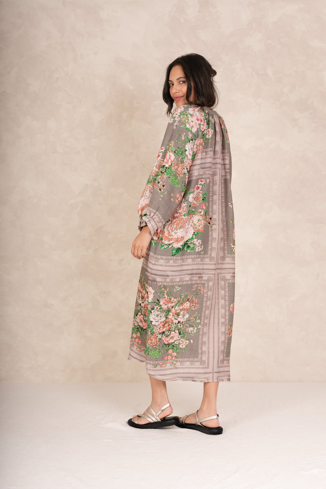 One Hundred Stars Neon rose raglan dress - Beige