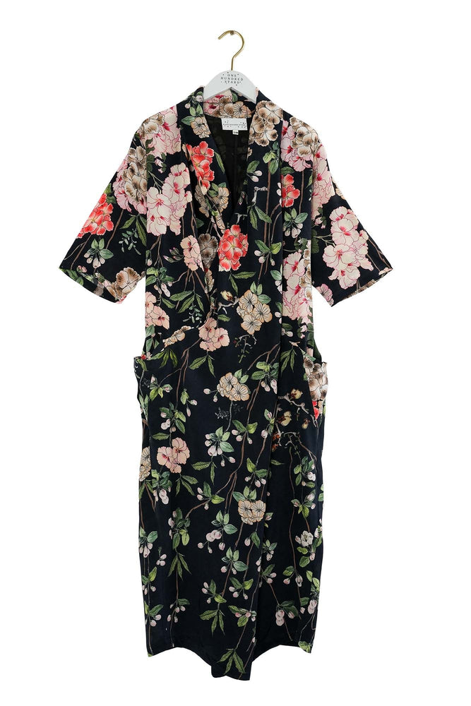 One Hundred Stars Trailing blossom rachel dress - Black