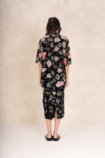 One Hundred Stars Trailing blossom rachel dress - Black