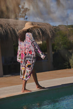 One Hundred Stars Susani grande kimono - Pink