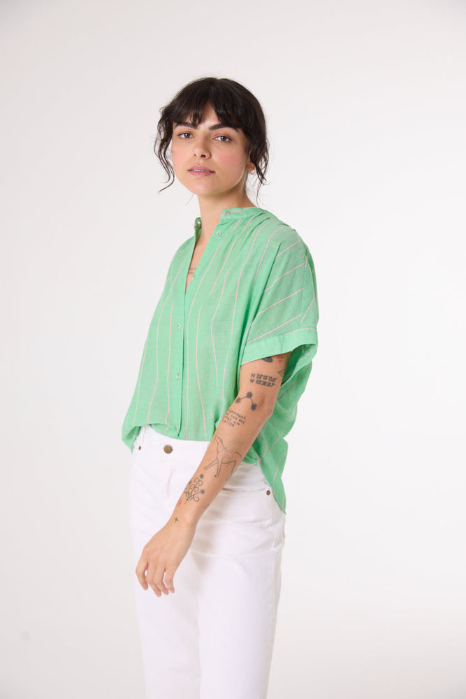 Sacre Coeur Louison blouse - Apple green