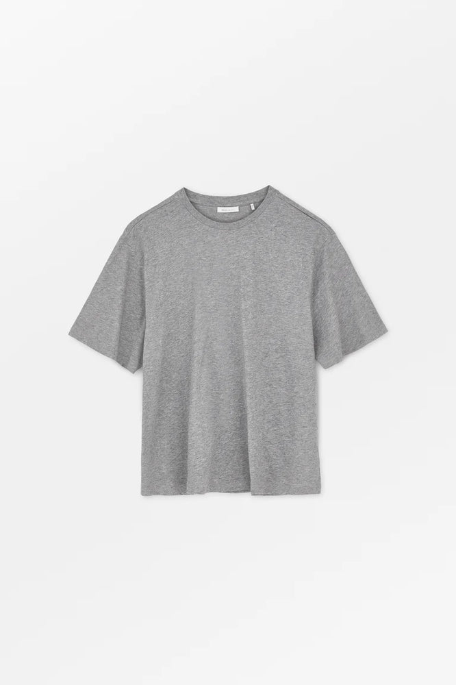Skall Studio Andy Oversize Tee Mid Grey Melange