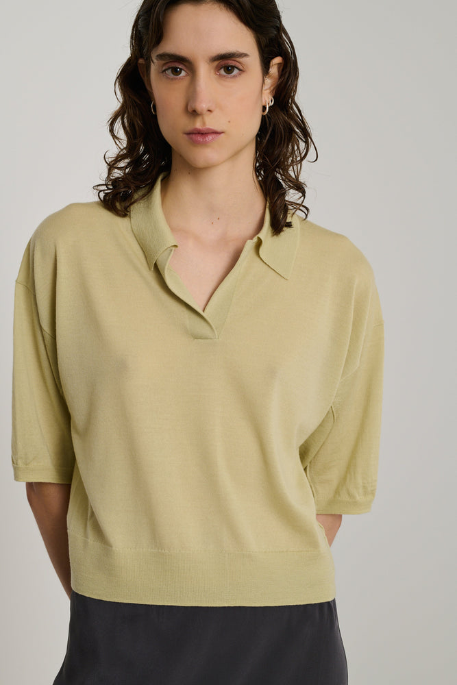 Soeur ELTON POLO SHIRT Sage