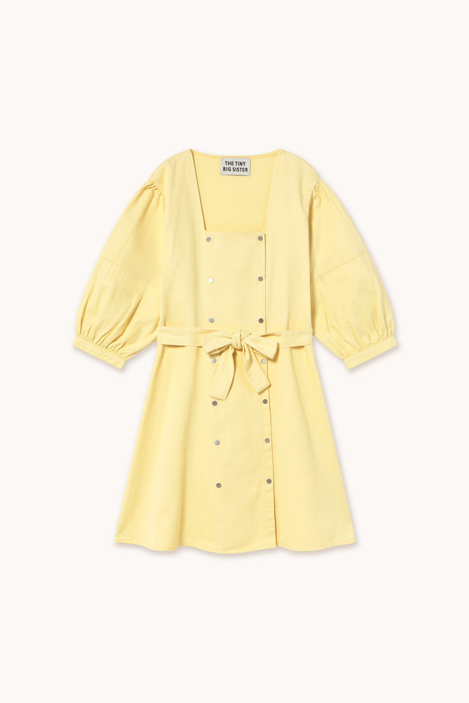 THE TINY BIG SISTER Buttoned dress - Yellow