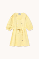 THE TINY BIG SISTER Buttoned dress - Yellow