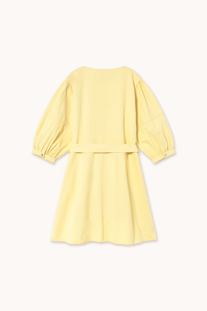 THE TINY BIG SISTER Buttoned dress - Yellow