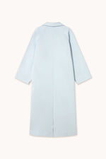 THE TINY BIG SISTER Striped trench coat - Light blue