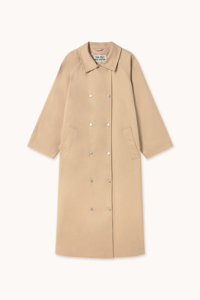 THE TINY BIG SISTER Trench coat - Vanilla