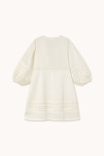 THE TINY BIG SISTER Puff sleeves dress - Off-white