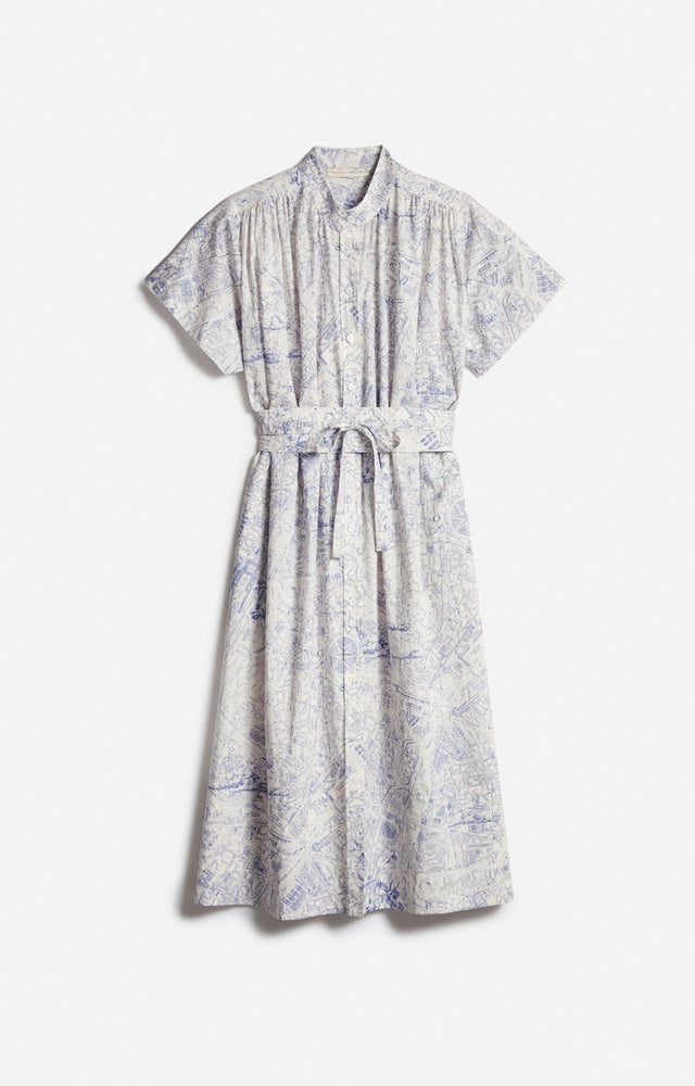 Vanessa Bruno Ciao dress - White / blue