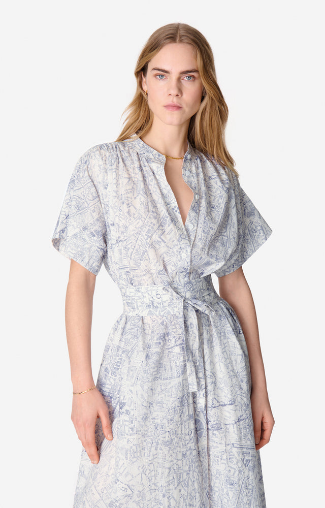Vanessa Bruno Ciao dress - White / blue