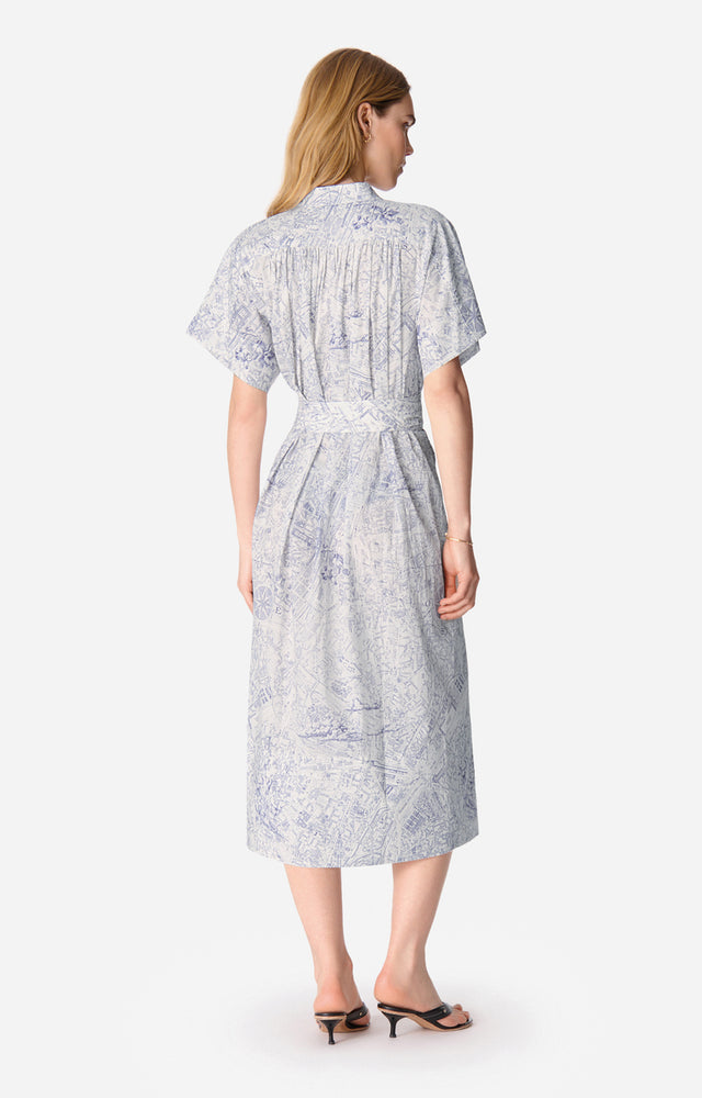 Vanessa Bruno Ciao dress - White / blue