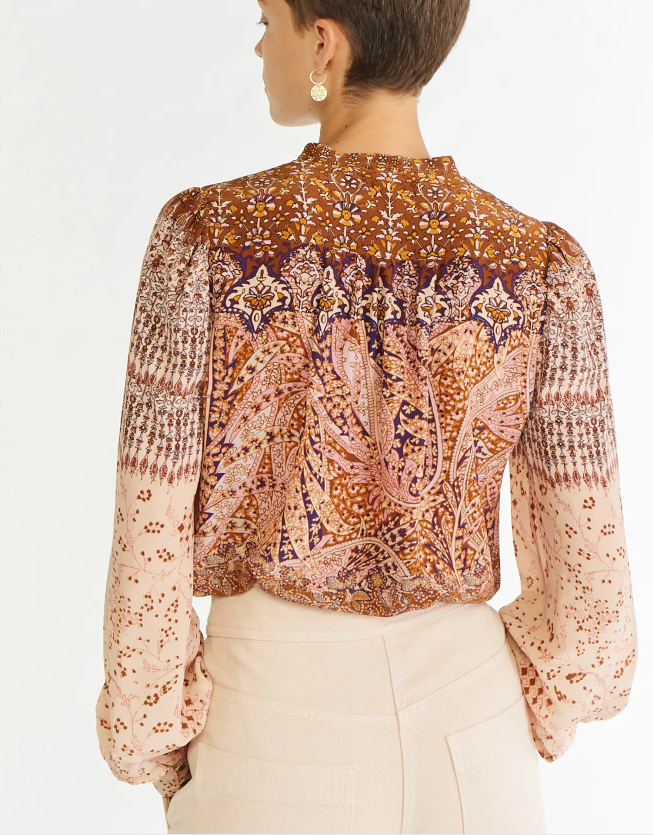 Vanessa Bruno Blouse Ned silk orange