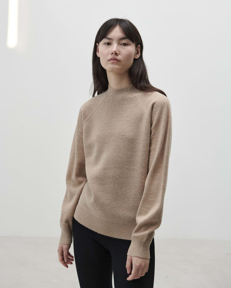FUB Alpaca Sweater, camel melange