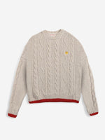 Bobo Choses Wool Mix Braided Sweater