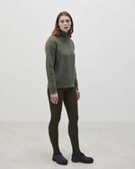 FUB Lambswool Aran Jumper, moss melange