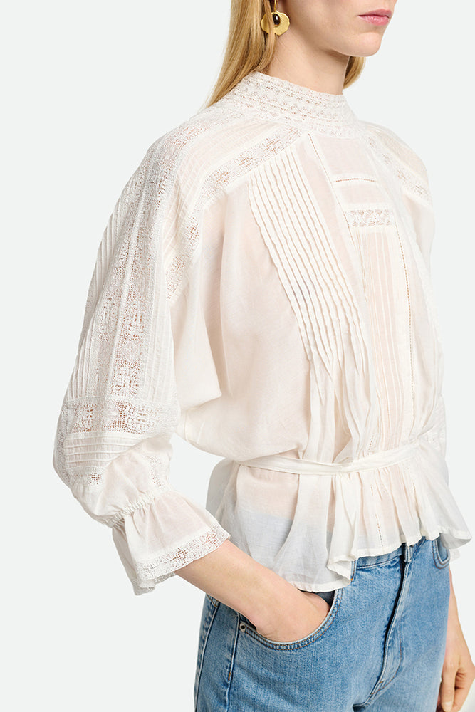 Vanessa Bruno Viva blouse with lace inserts