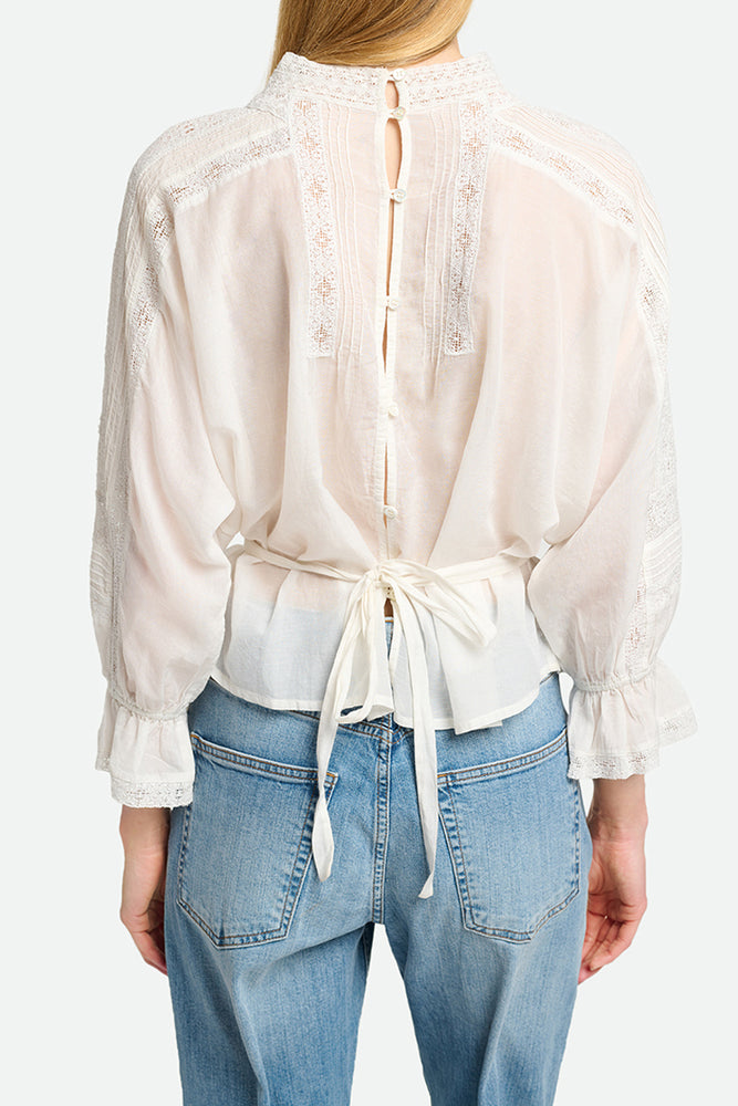 Vanessa Bruno Viva blouse with lace inserts