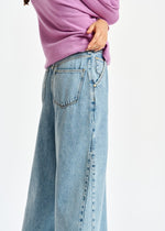 ESSENTIEL Wide-leg blue jeans