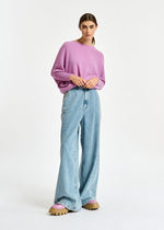 ESSENTIEL Wide-leg blue jeans