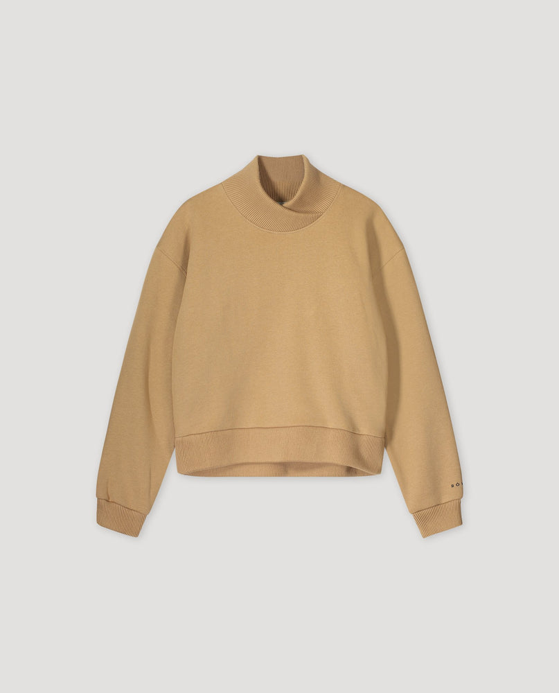 Róhe HARPER SWEATSHIRT camel / organic cotton