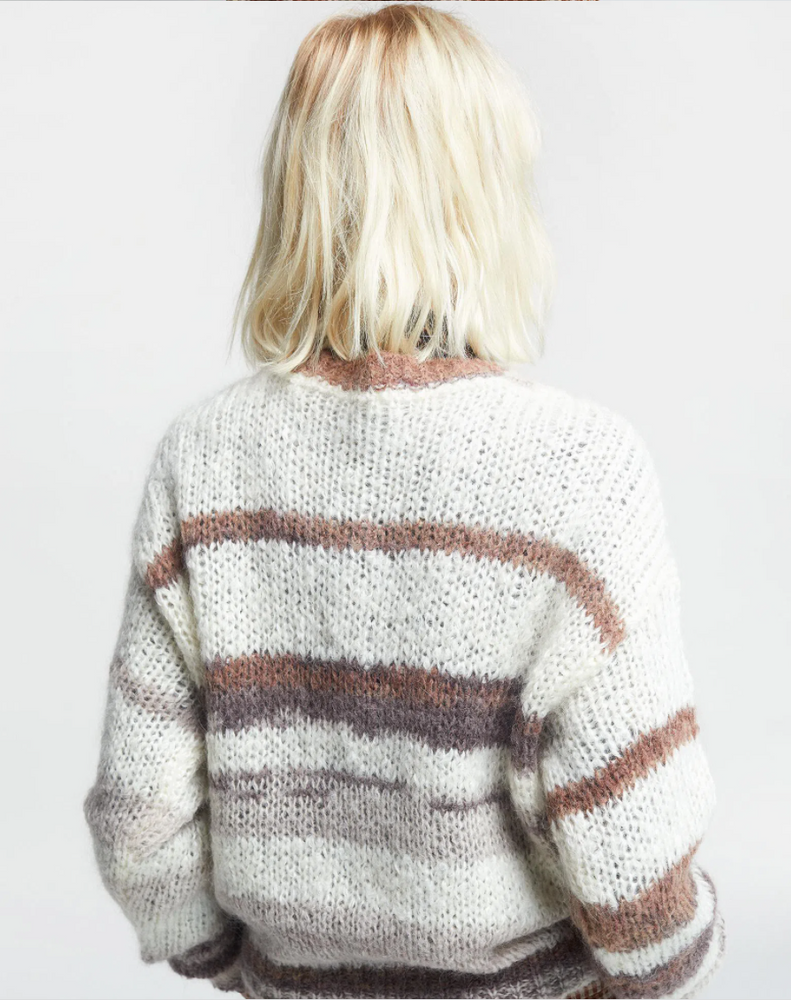 Pomandère Painted round neck jumper